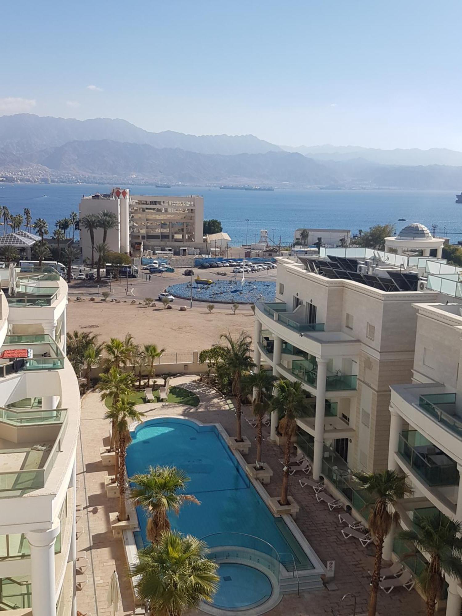 Palmore Top Luxury Penthause With Juccuzi First Line Of The Seaside Apartment Ейлат Екстериор снимка