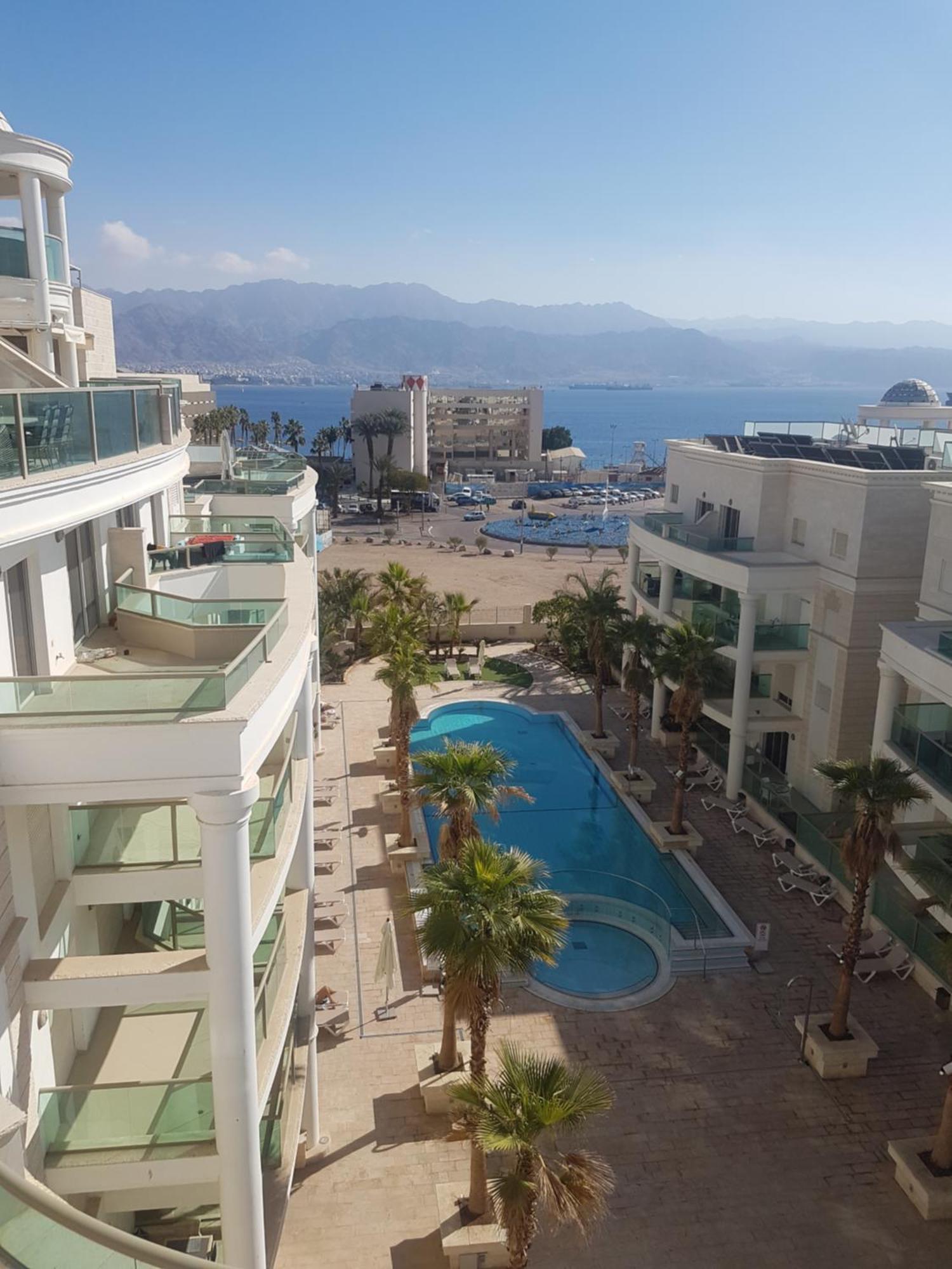 Palmore Top Luxury Penthause With Juccuzi First Line Of The Seaside Apartment Ейлат Екстериор снимка